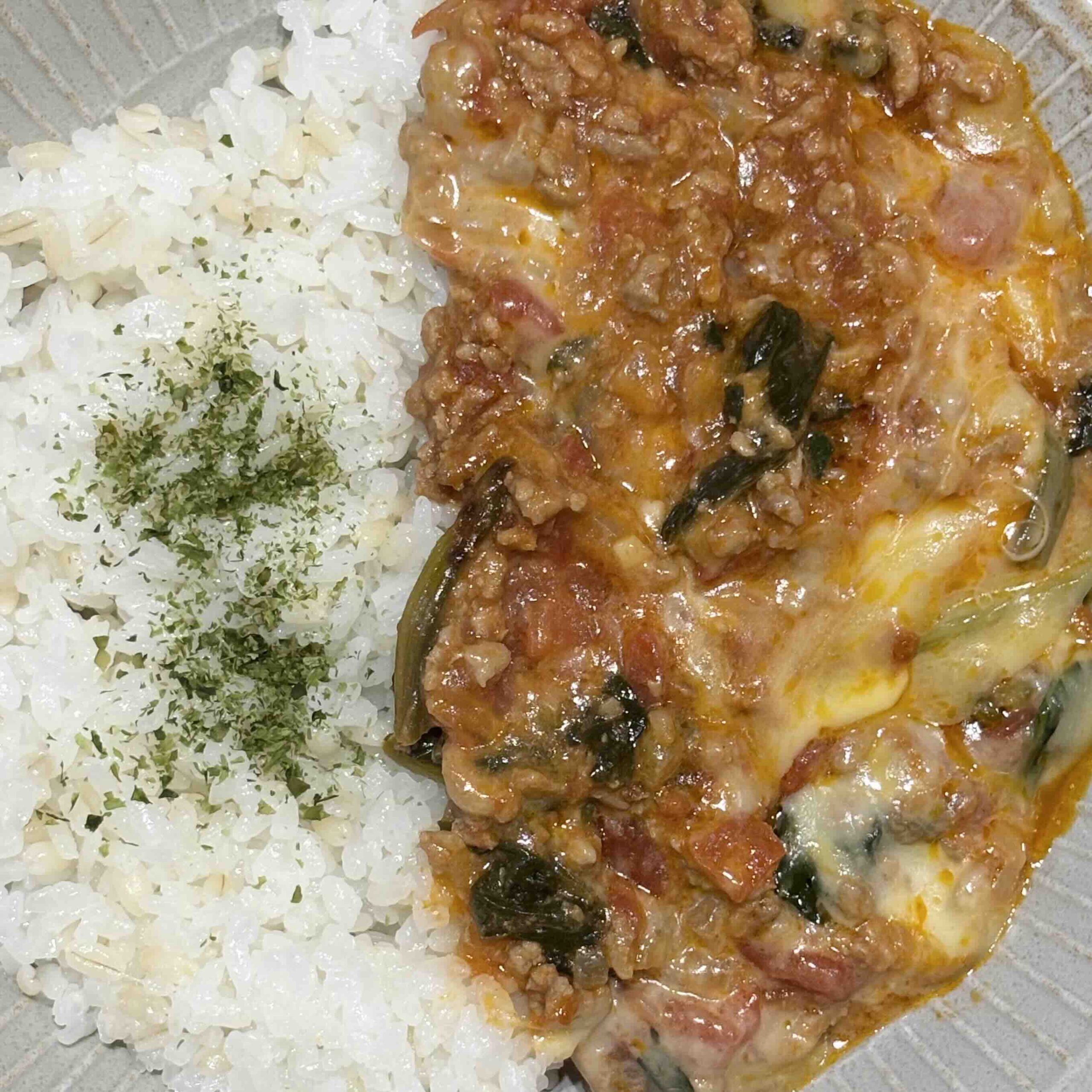 Keema Curry con Espinacas